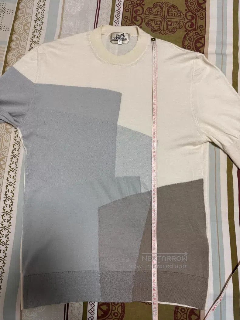 Hermes Hermes Cashmere short-sleeved, knit short-sleeved. 80% cas Size US L / EU 52-54 / 3 - 5 Thumbnail
