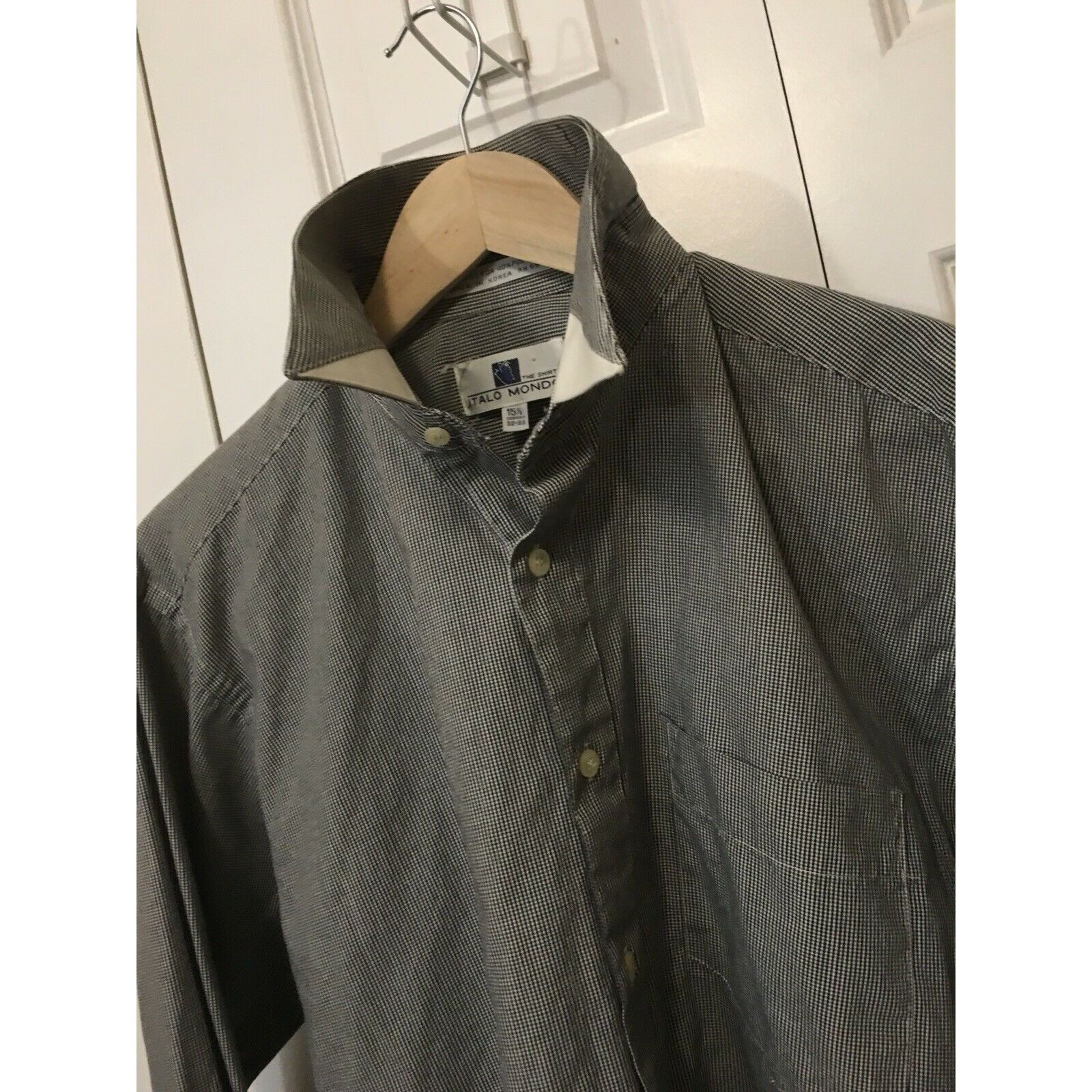 Other ITALO MONDO Men’s Sz 15 1/2 32/33 BUTTON UP DRESS SHIRT FREN Size US L / EU 52-54 / 3 - 6 Thumbnail