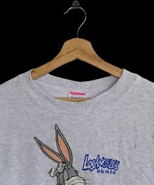 Vintage Vintage 90s Bugs Bunny Los Angeles Skate Sweatshirt Size US M / EU 48-50 / 2 - 10 Thumbnail