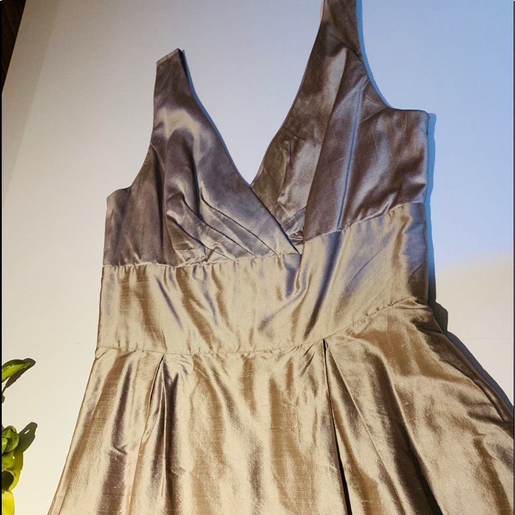 Other Dessy Collection BN Silk taupe dress size 12 Size XL / US 12-14 / IT 48-50 - 3 Thumbnail