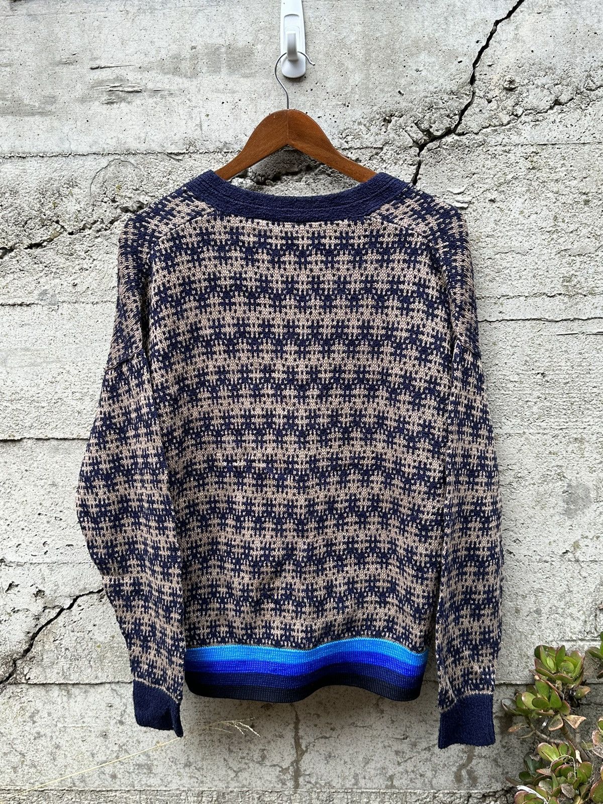 Dries Van Noten RARE GRAIL Dries Van Noten multi pattern cardigan sweater Size US L / EU 52-54 / 3 - 4 Thumbnail
