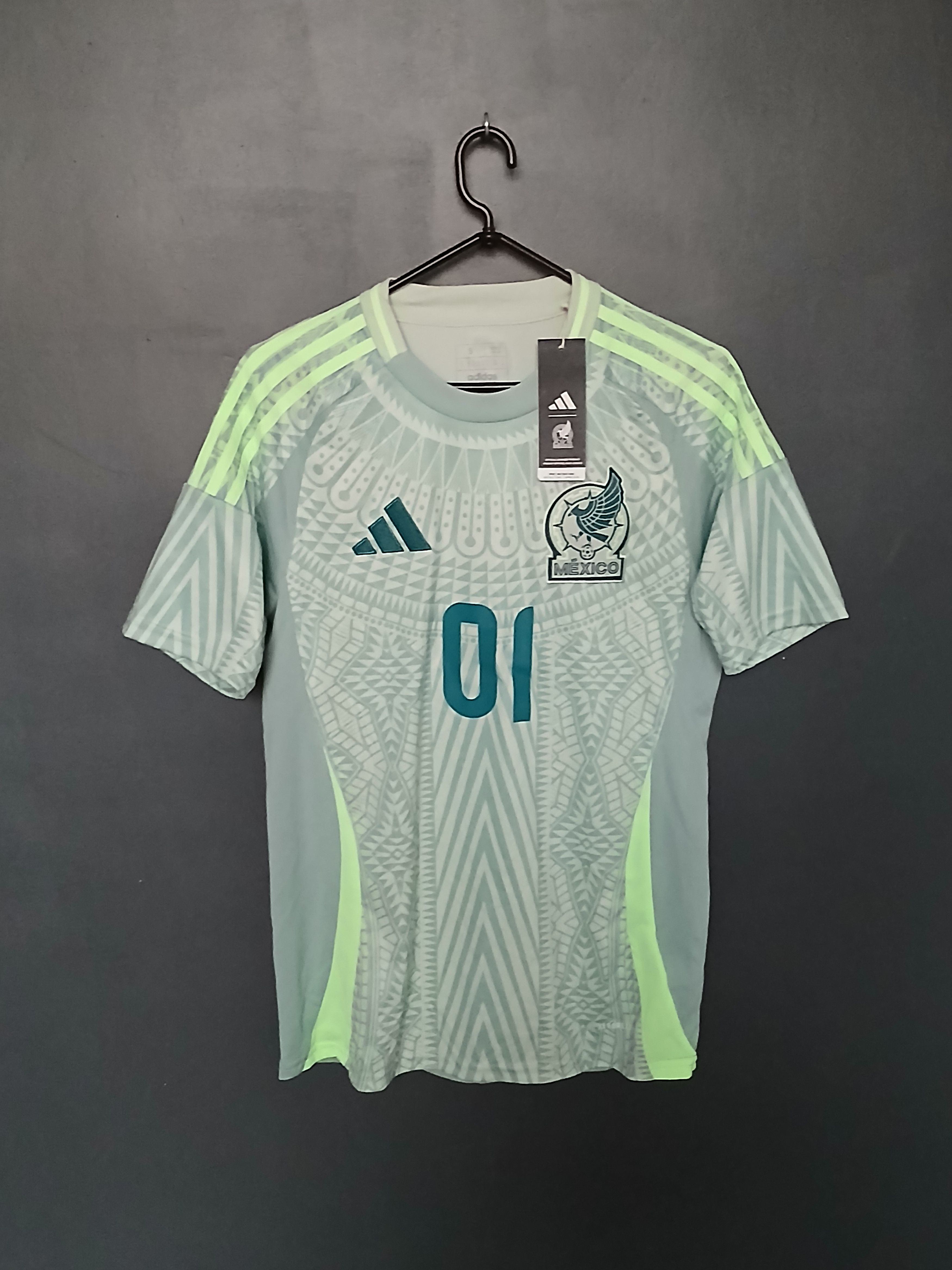 Adidas New Mexico National Football Team 2024 Away Jersey T-Shirt Size US S / EU 44-46 / 1 - 1 Thumbnail
