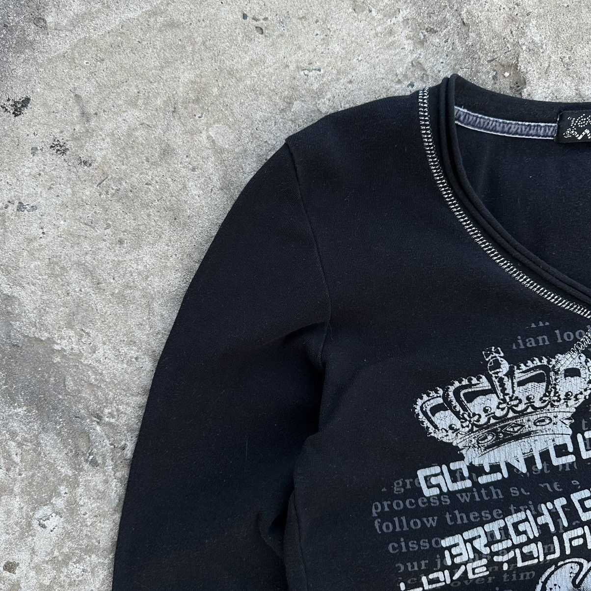 Japanese Brand × Vintage Vintage Japanese Style Long-sleeve T-shirts Grunge Y2K 00s Size M / US 6-8 / IT 42-44 - 6 Thumbnail