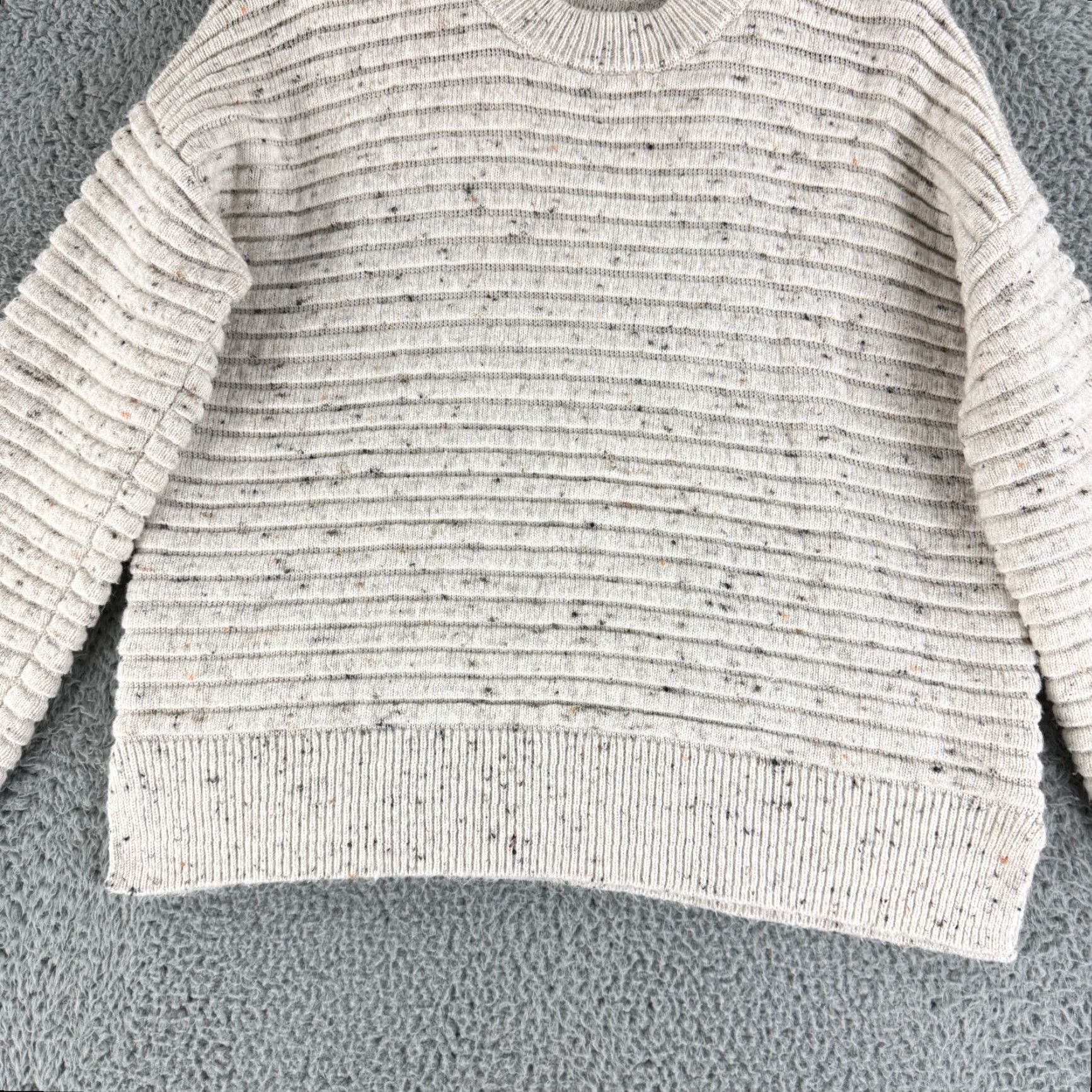 Madewell Madewell Sweater Womens Medium Ivory Pullover Long Sleeve Knit Casual Crew Neck Size M / US 6-8 / IT 42-44 - 4 Thumbnail