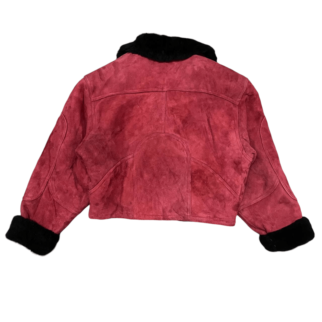 Japanese Brand Vintage Esordio Leather Jacket Shearling Cropped Size US M / EU 48-50 / 2 - 12 Thumbnail
