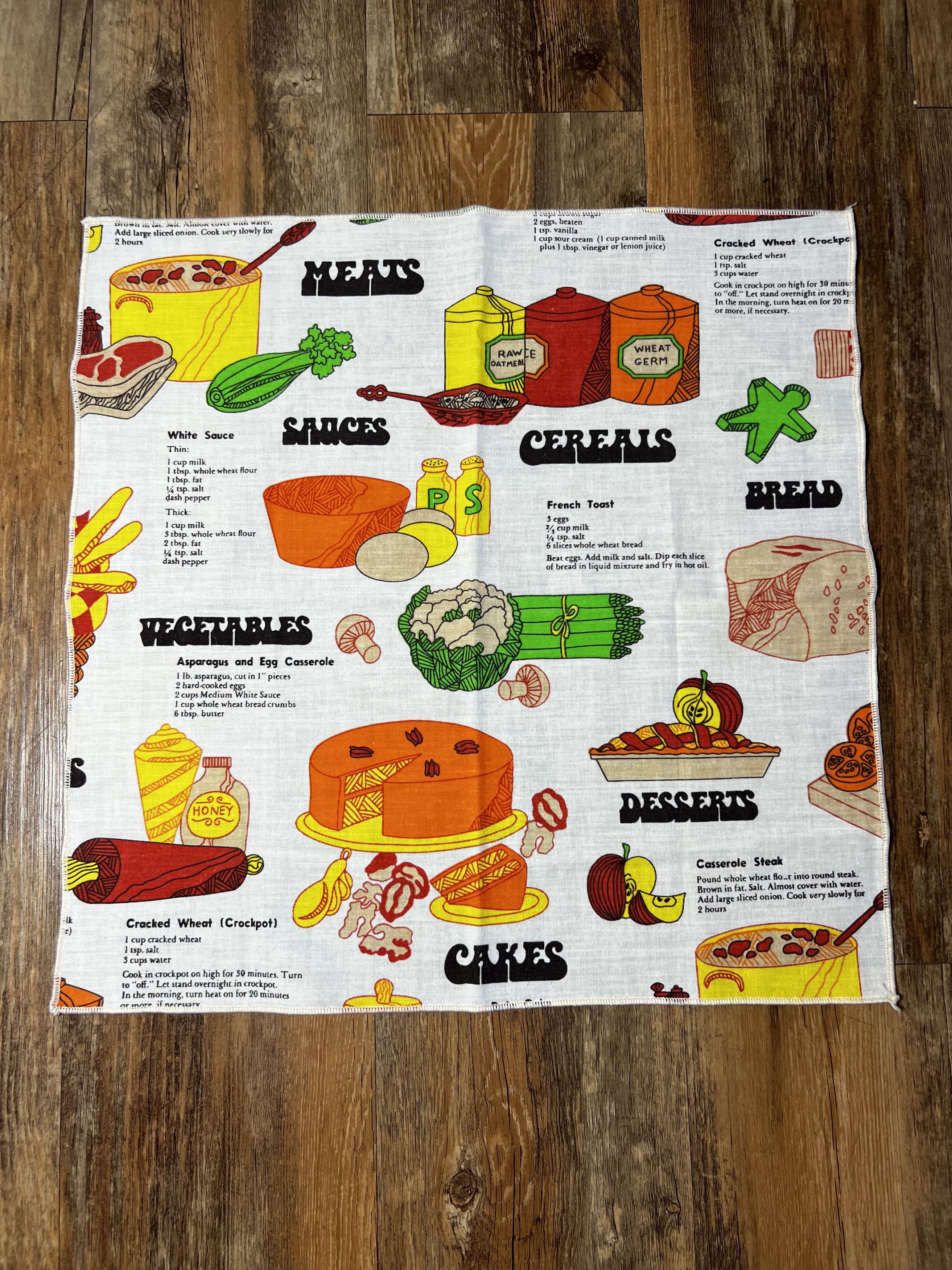 Other × Vintage Vintage 1960's-1970's Kitschy Recipe Tea Towels Set of 6 Size ONE SIZE - 4 Thumbnail