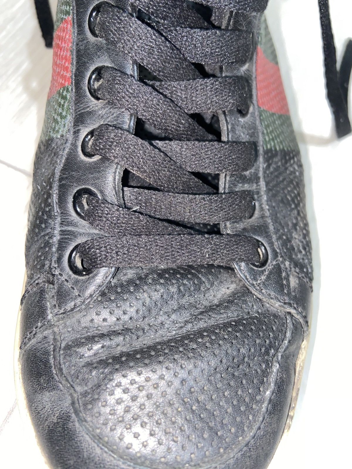 Gucci Gucci Ace Low Top Sneaker Size US 6.5 / EU 39-40 - 7 Thumbnail