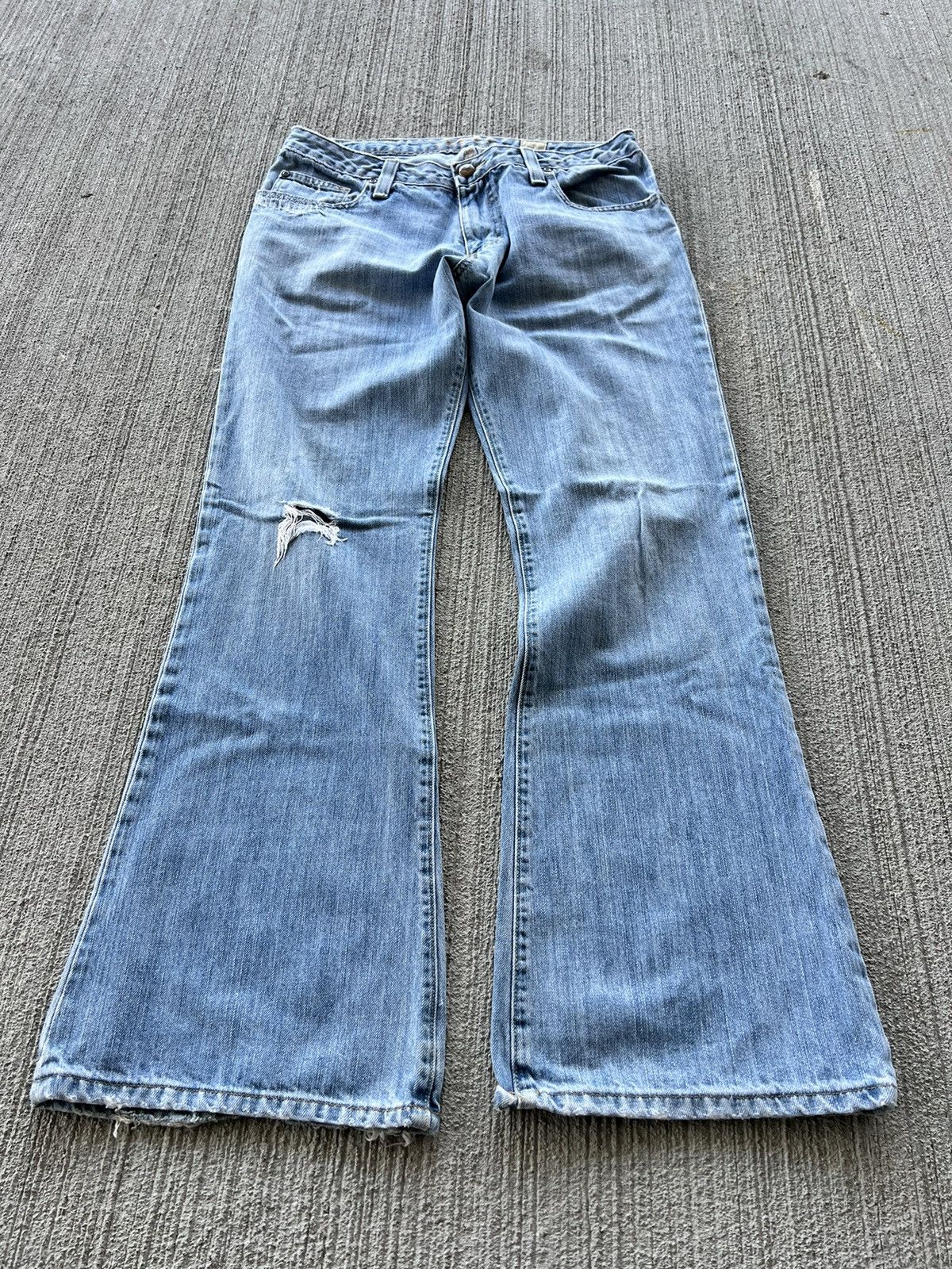 Vintage RARE Flared Y2K Mens Fossil Bootcut Jeans | Grailed