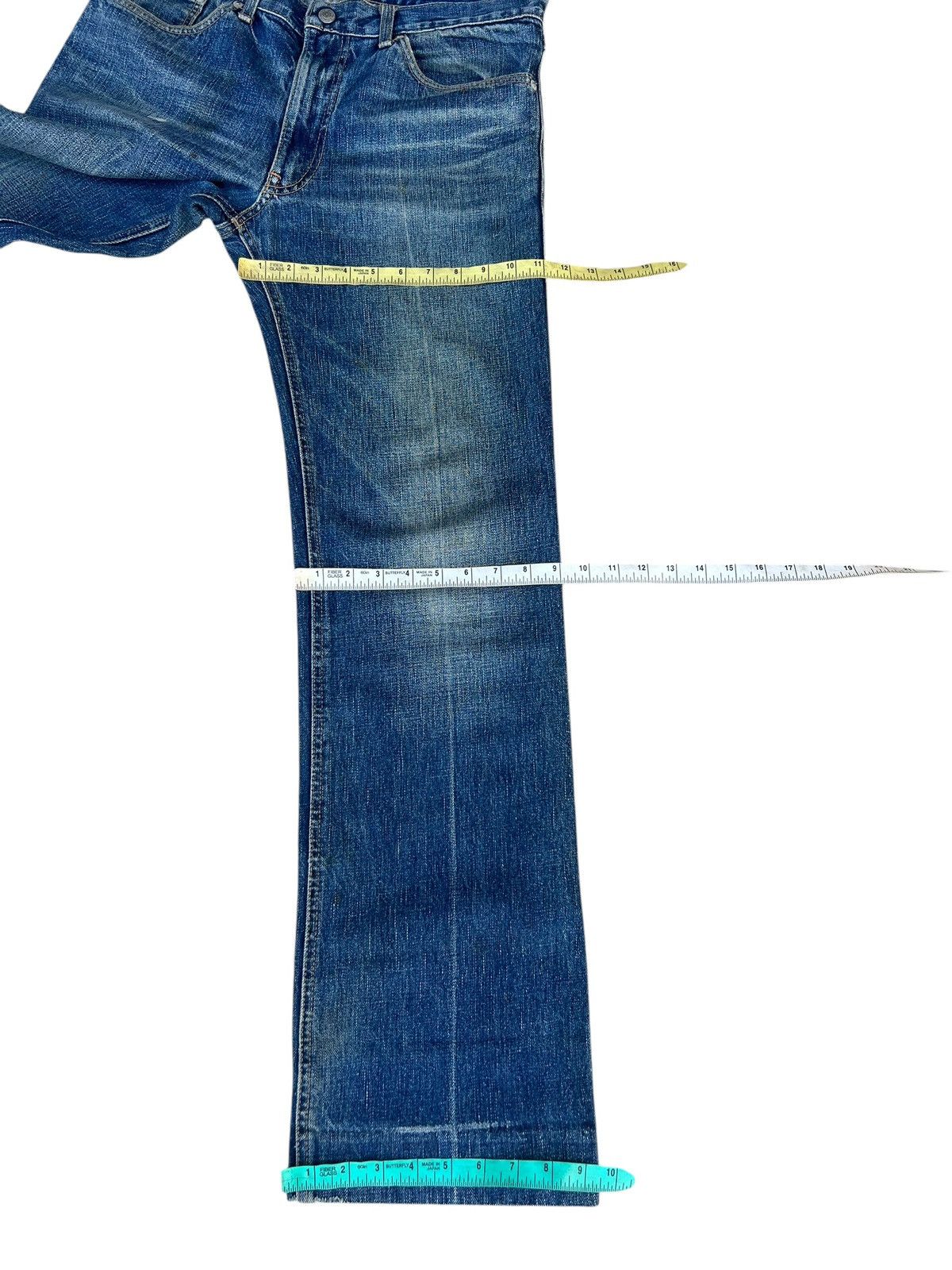 Vintage Vintage Cosmic Wonder Japan Dirty Mud Denim Flare Jeans Size US 32 / EU 48 - 3 Thumbnail