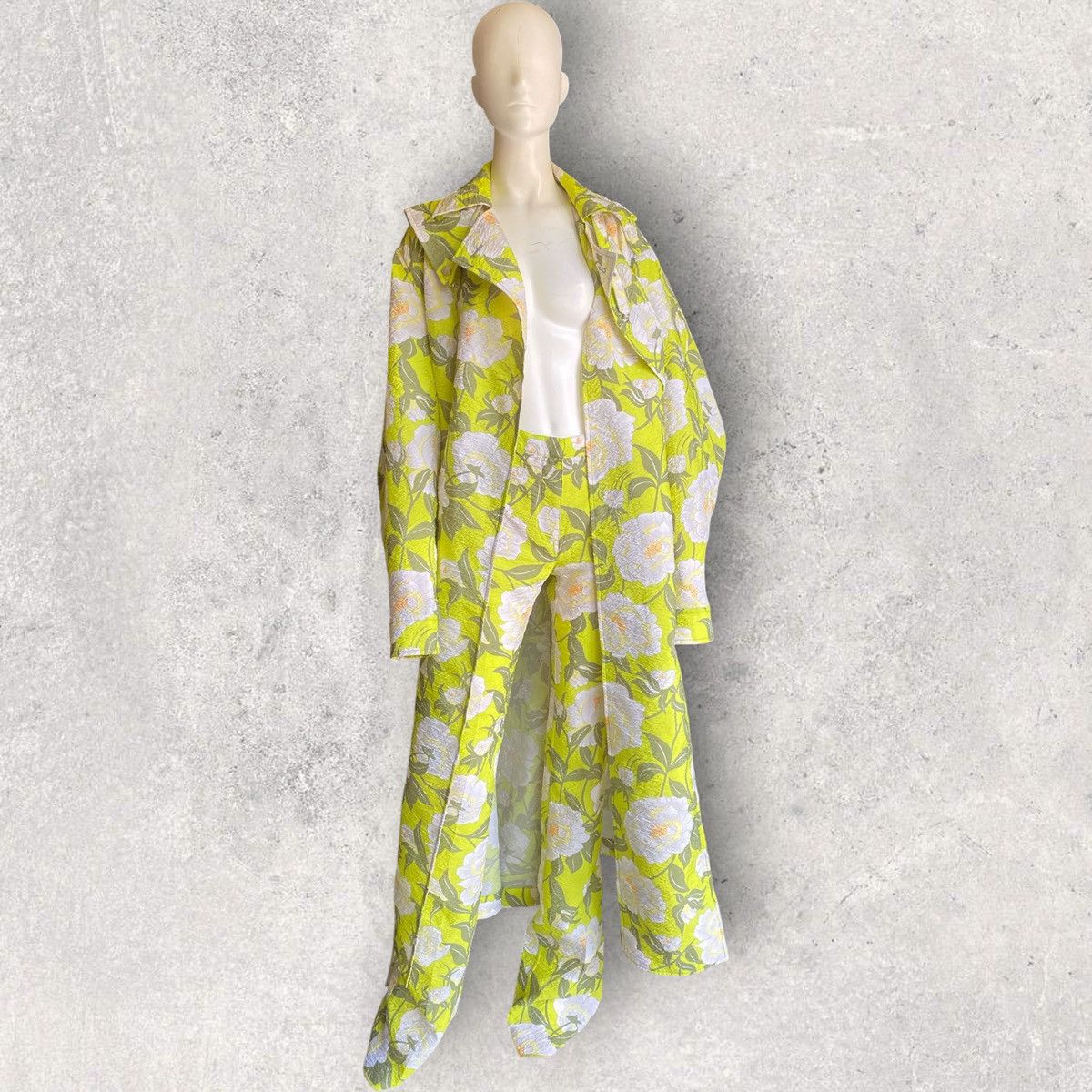 Kenzo SS25 Runway Sample Press Coat And Pants Set Size XS / US 0-2 / IT 36-38 - 2 Thumbnail