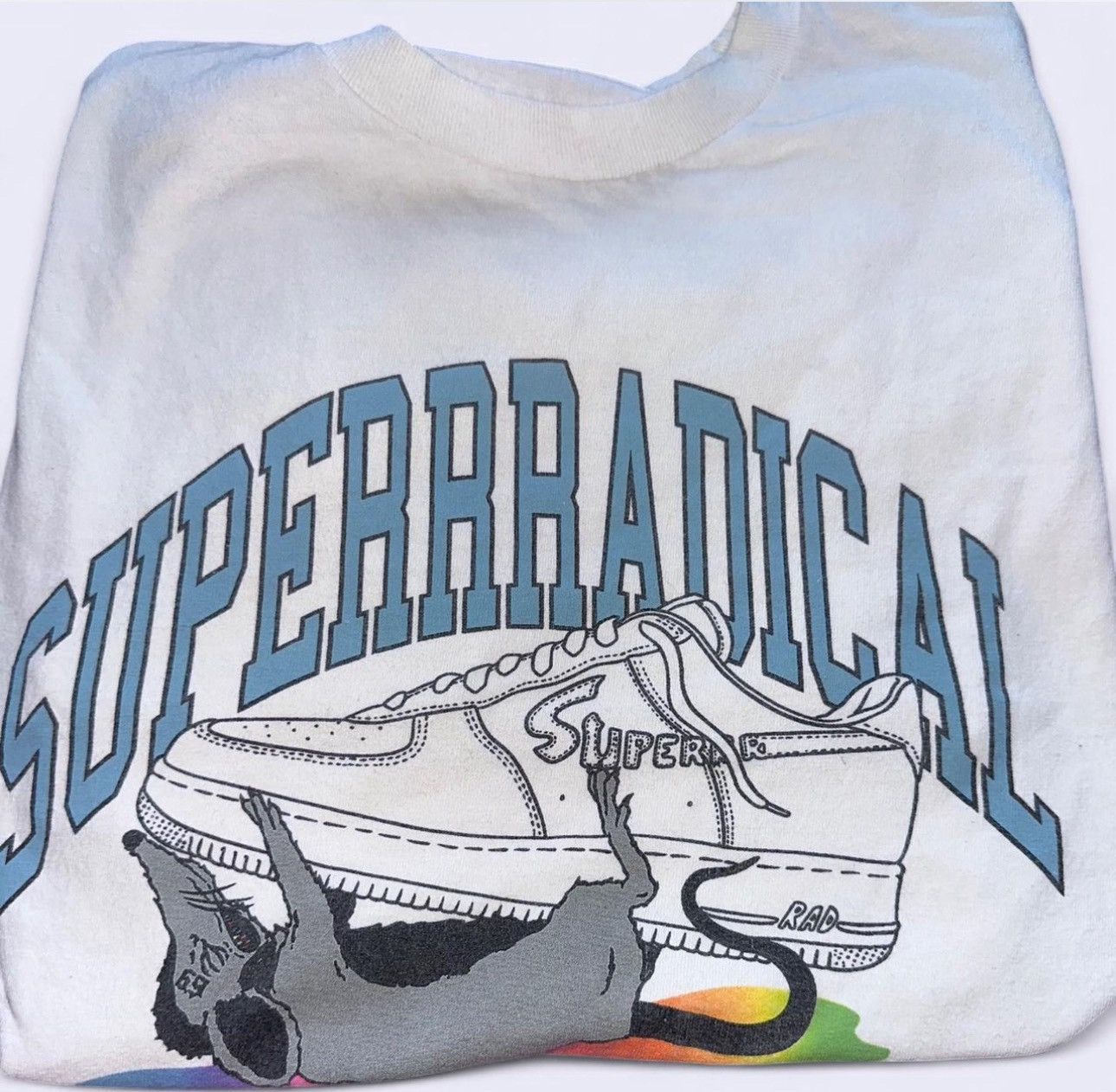 Superrradical Superrradical "We Take Care of Rats" Graphic Tee - Rare Size US M / EU 48-50 / 2 - 5 Thumbnail
