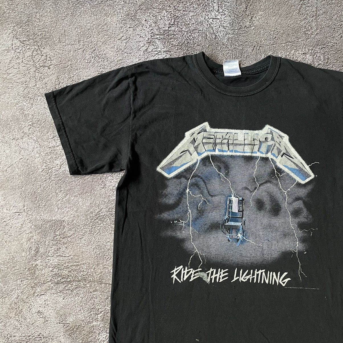 Vintage Vintage 90s Metallica Band Tee Graphic Grunge Punk Worn In M Size US M / EU 48-50 / 2 - 5 Thumbnail