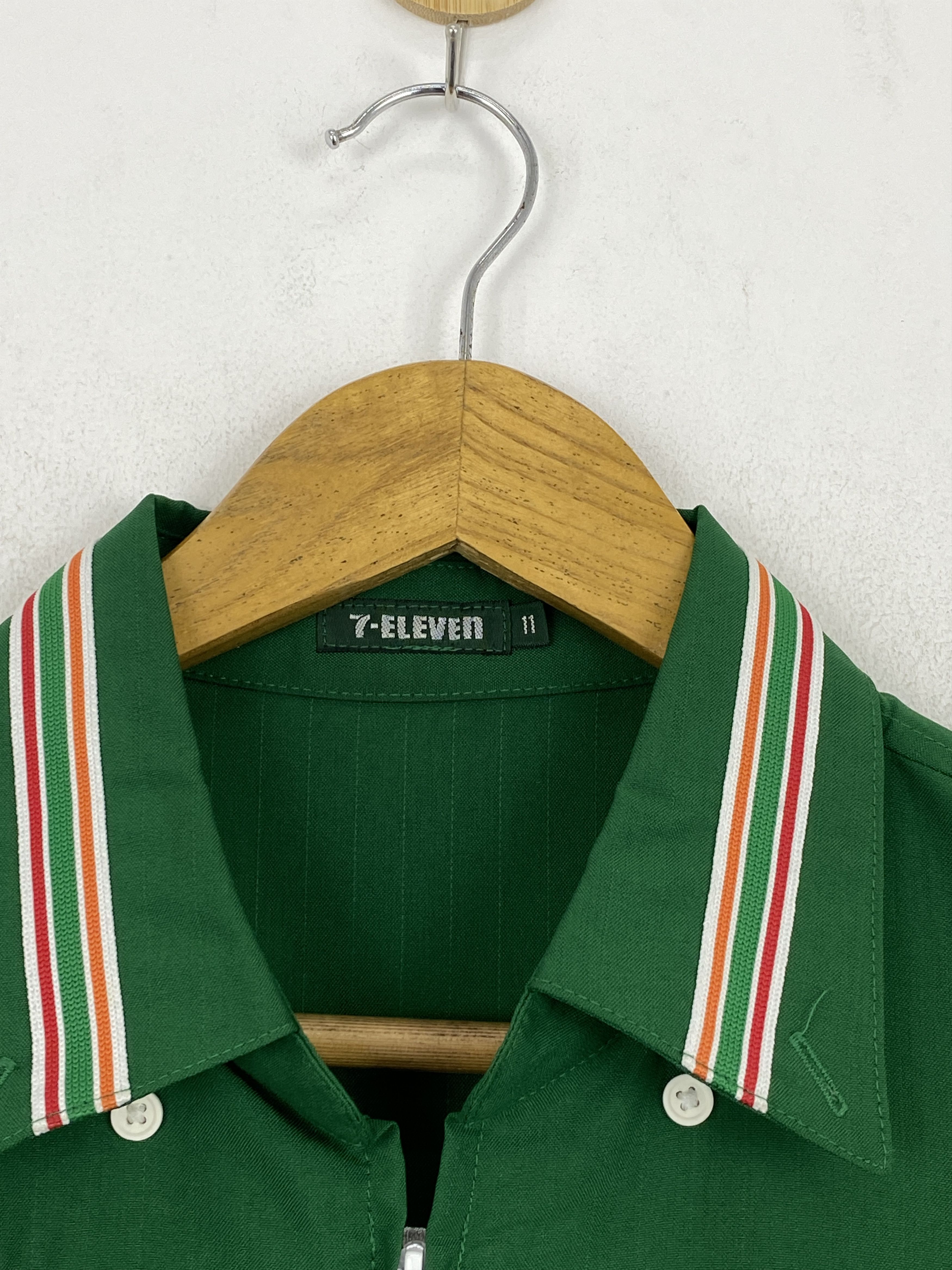 Japanese Brand Vintage 7-ELEVEN Workers Long Sleeve Jacket MJ0091Z Size US M / EU 48-50 / 2 - 12 Thumbnail
