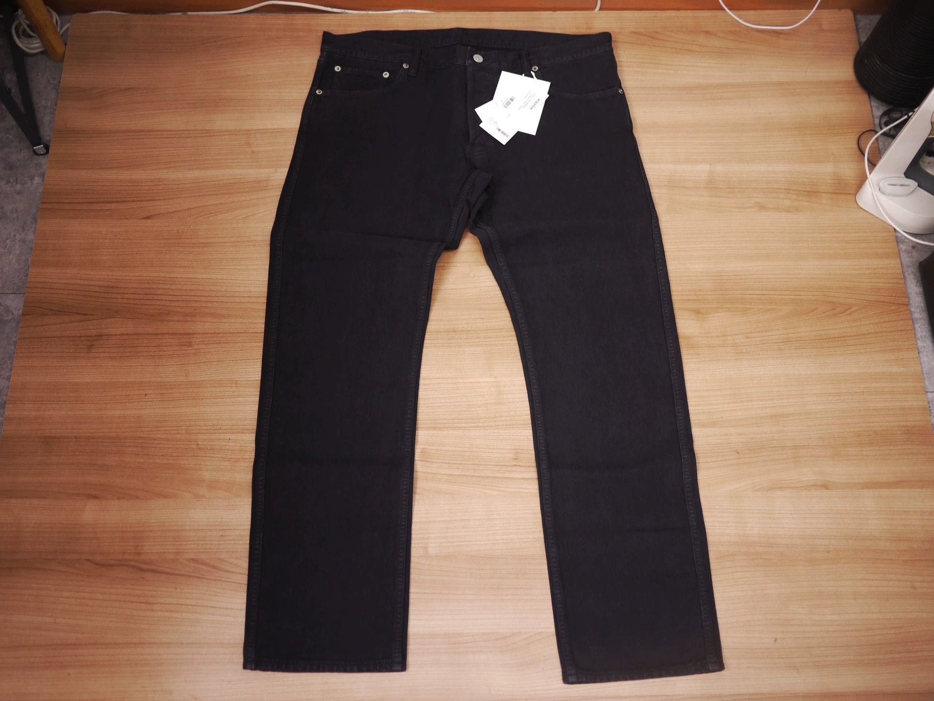 Visvim Visvim Fluxus 10 Black Dry Pique Size 5 Size US 38 / EU 54 - 1 Thumbnail