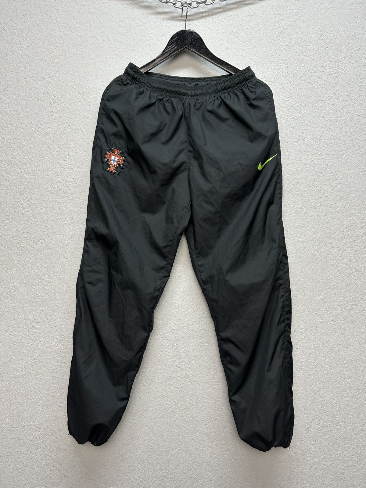 Nike Vintage Nike Nylon Drill Pants Y2K Portugal Football Team Size US 32 / EU 48 - 1 Thumbnail