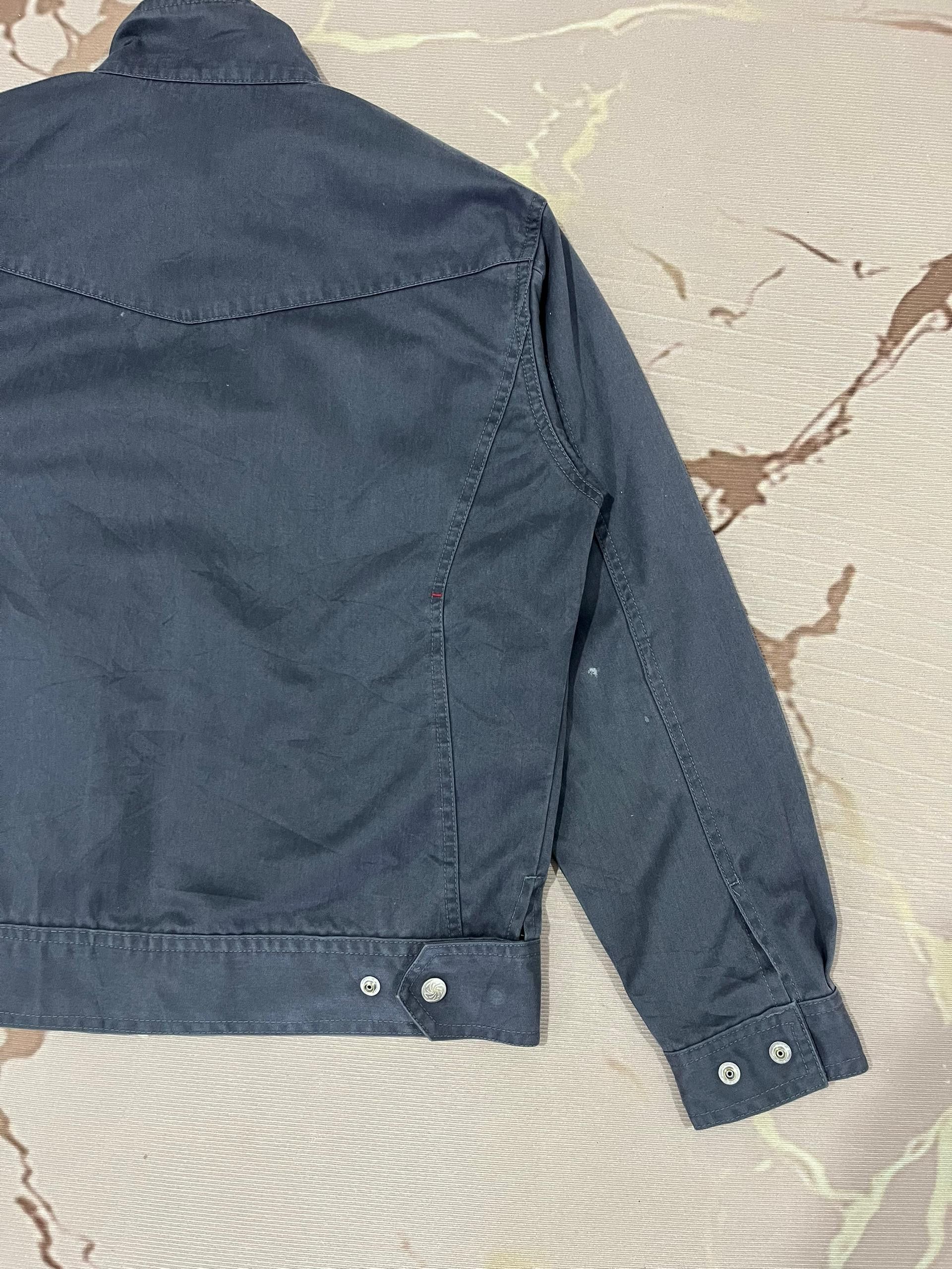 Japanese Brand Jawin Japanese Workwear Navy Zip Jacket Size US M / EU 48-50 / 2 - 12 Thumbnail