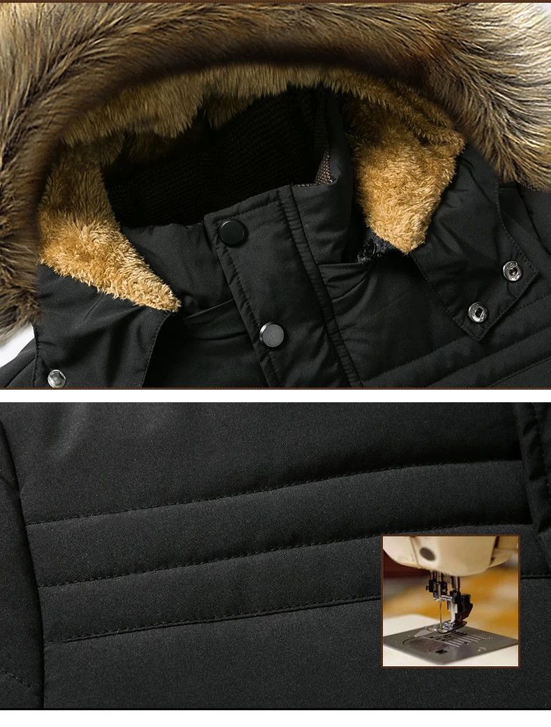 Japanese Brand Hooded Fur Collar Thick Fleece Jacket Size US M / EU 48-50 / 2 - 2 Thumbnail