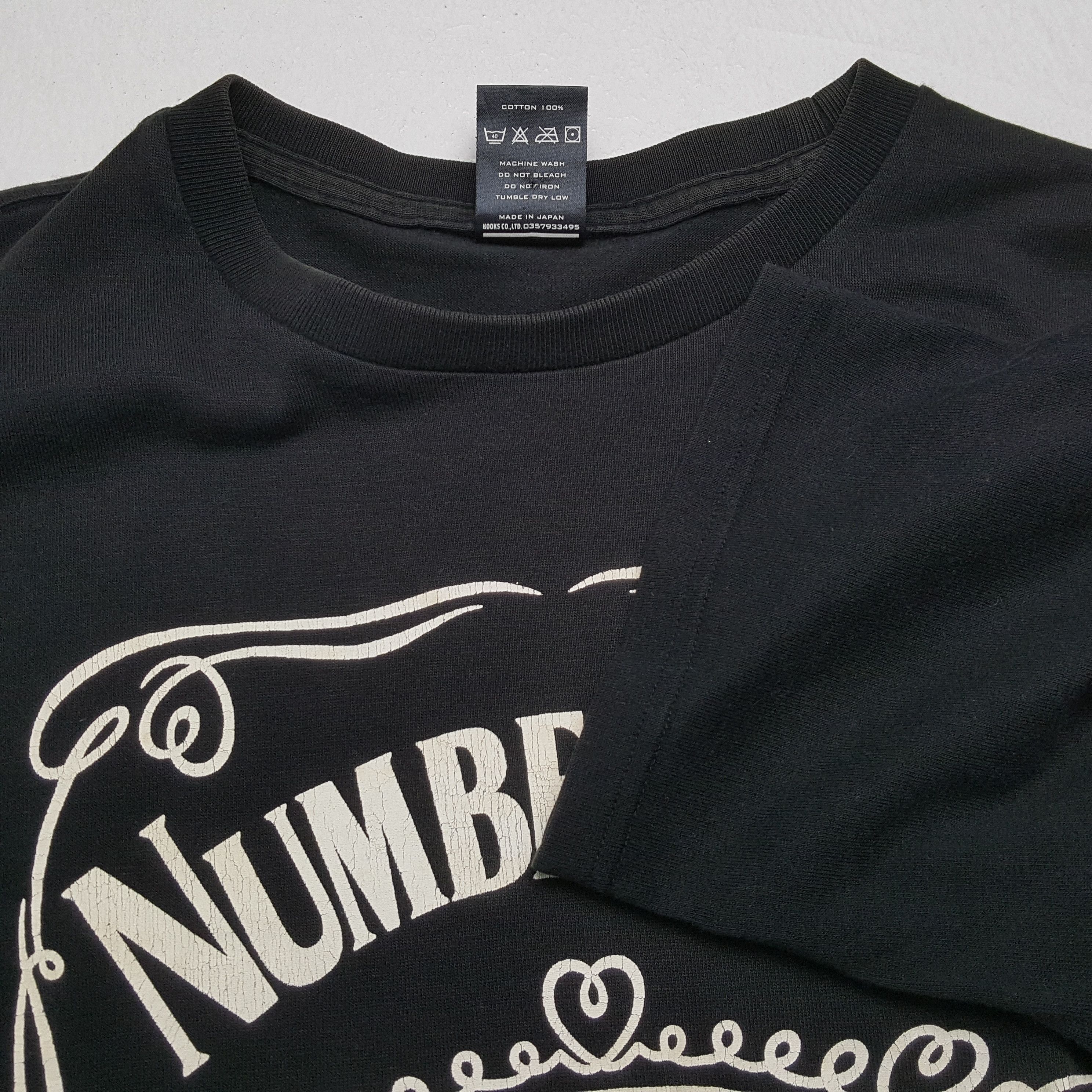 Number (N)ine NUMBER (N)INE Japanese Brand Designer Tshirt Size US S / EU 44-46 / 1 - 6 Thumbnail