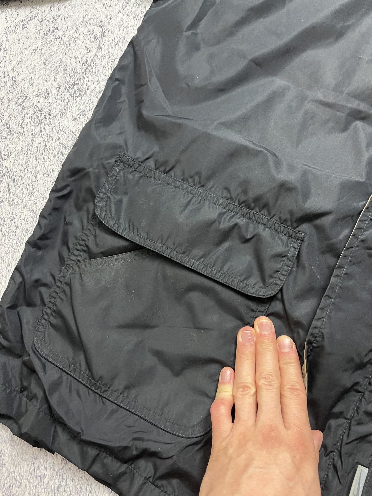 Nike × Vintage Nike Vintage Big Logo Swoosh Nylon Bomber Jacket 90s Y2K Size US S / EU 44-46 / 1 - 17 Thumbnail