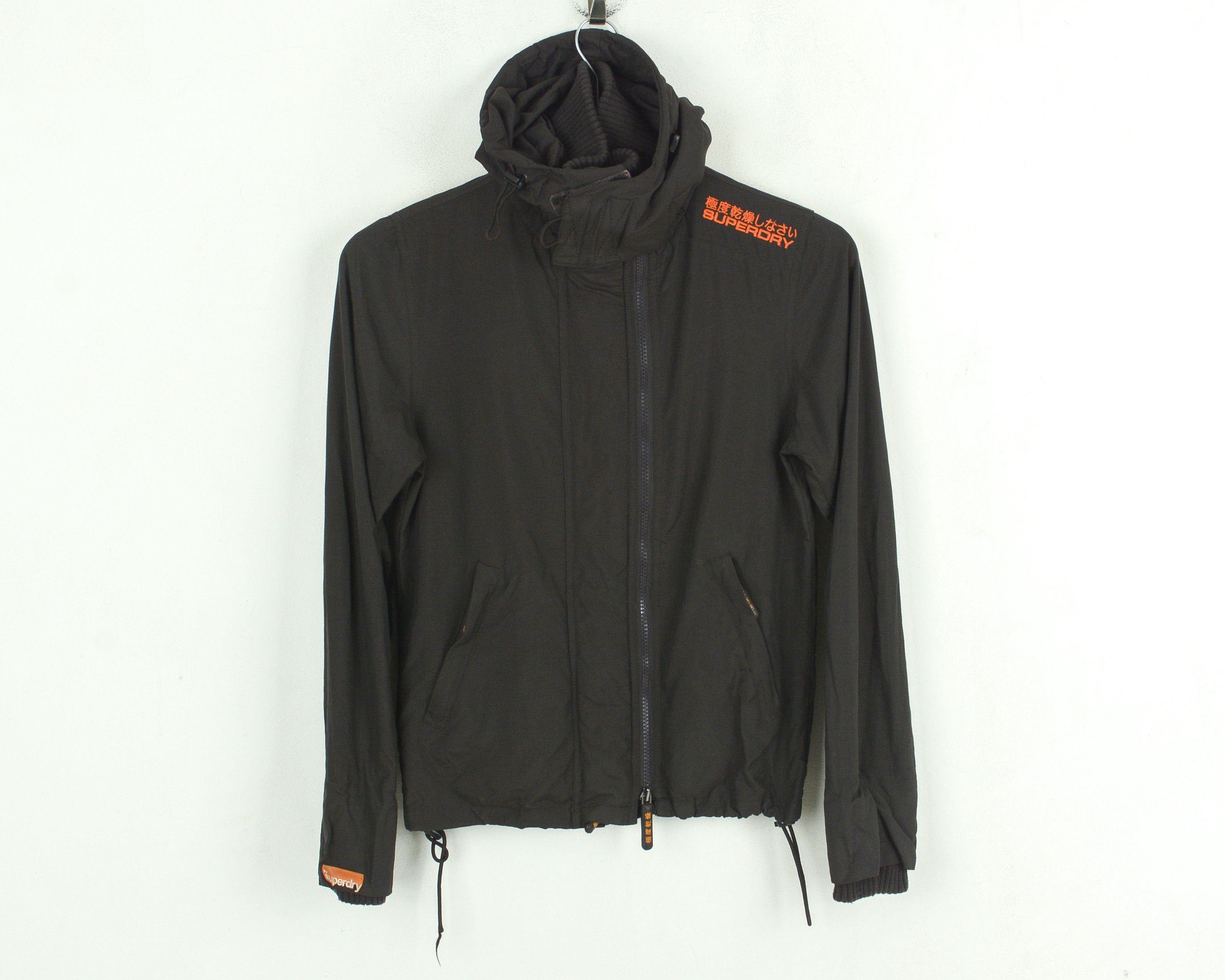 Superdry Double Brown label Women S Jacket Coat Hooded Windbreaker Size S / US 4 / IT 40 - 1 Thumbnail