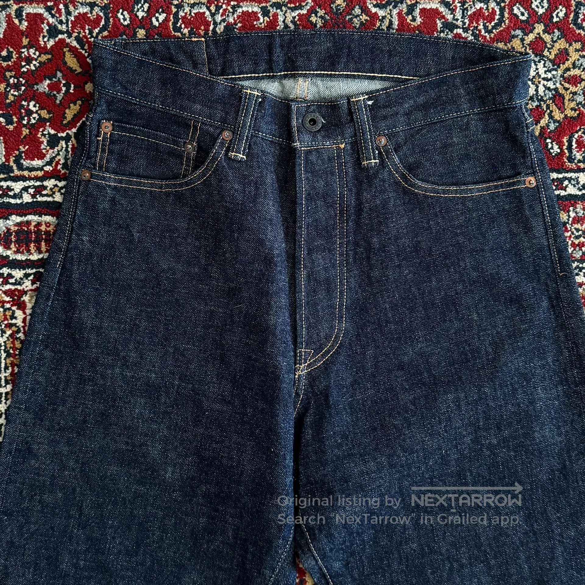 BLACK SIGN Black Sign Raw Denim Jeans. Size US 30 / EU 46 - 2 Thumbnail