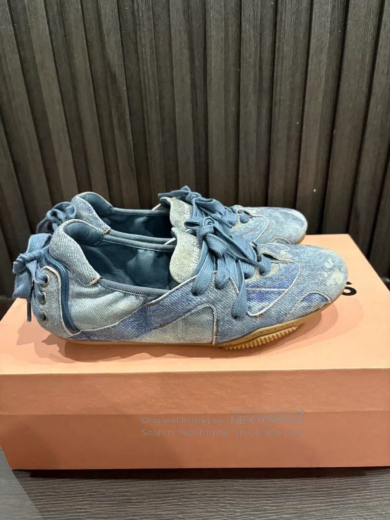 Acne Studios Acne Studios Calf Leather Round-Toe Lace-Up Casual Ballet Size US 5.5 / IT 35.5 - 7 Thumbnail