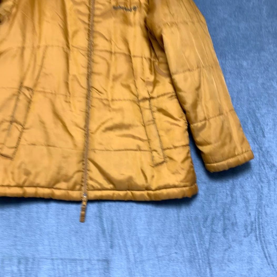 Timberland Timberland Puffer Jacket Mens XL Yellow Nylon Quilted Insulated Outdoor Jacket Size US XL / EU 56 / 4 - 2 Thumbnail