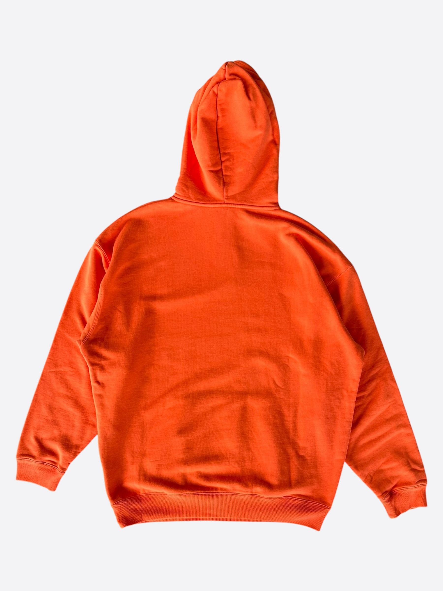 Balenciaga Balenciaga Orange Embroidered Logo Hoodie Size US L / EU 52-54 / 3 - 2 Thumbnail
