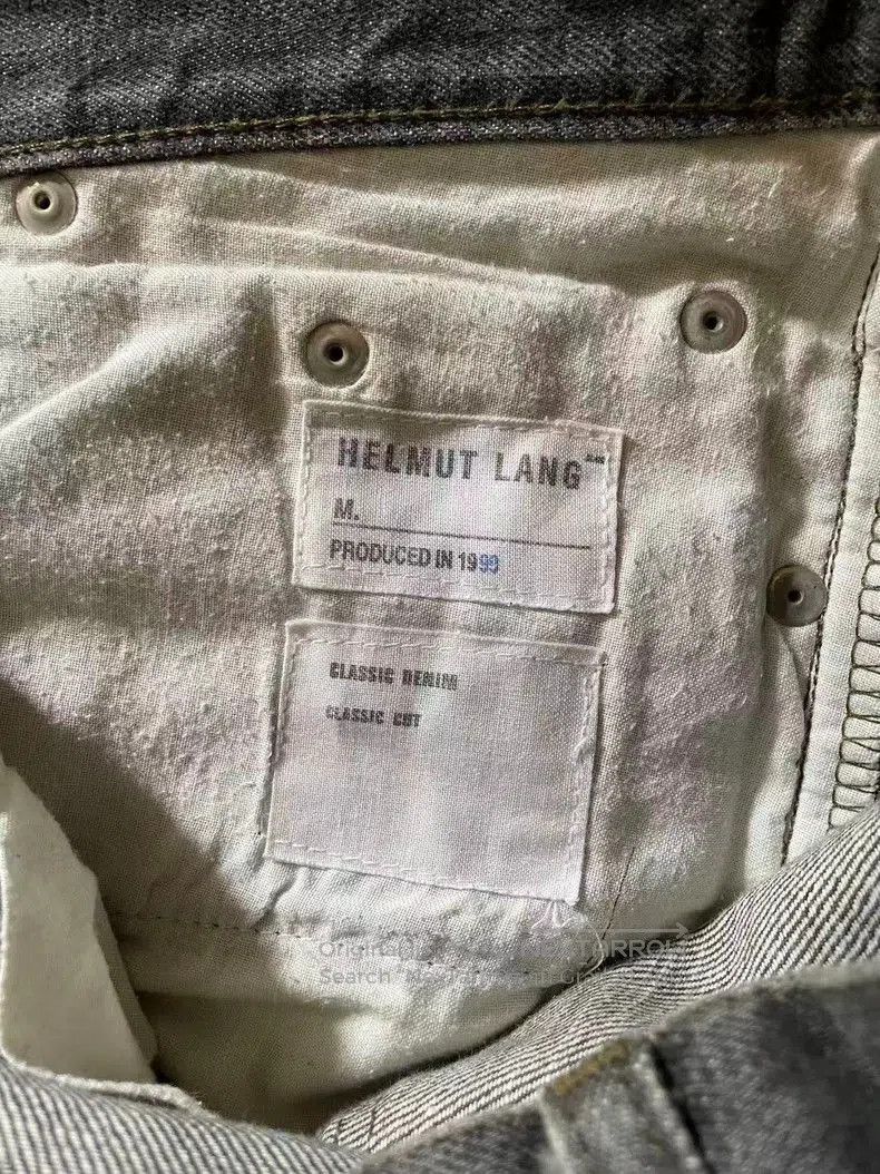 Helmut Lang Helmut Lang Gray Black Raw Denim Jeans 33. Size US 33 - 4 Thumbnail