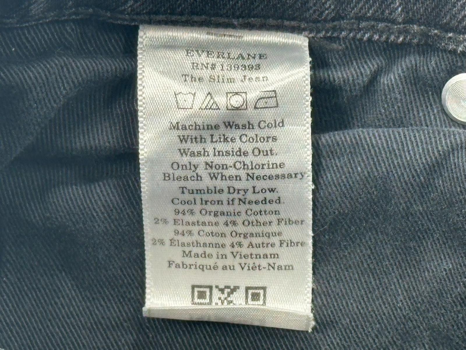 Everlane Everlane Men's 31/32 Black Uniform Denim Jeans Size US 31 - 7 Thumbnail