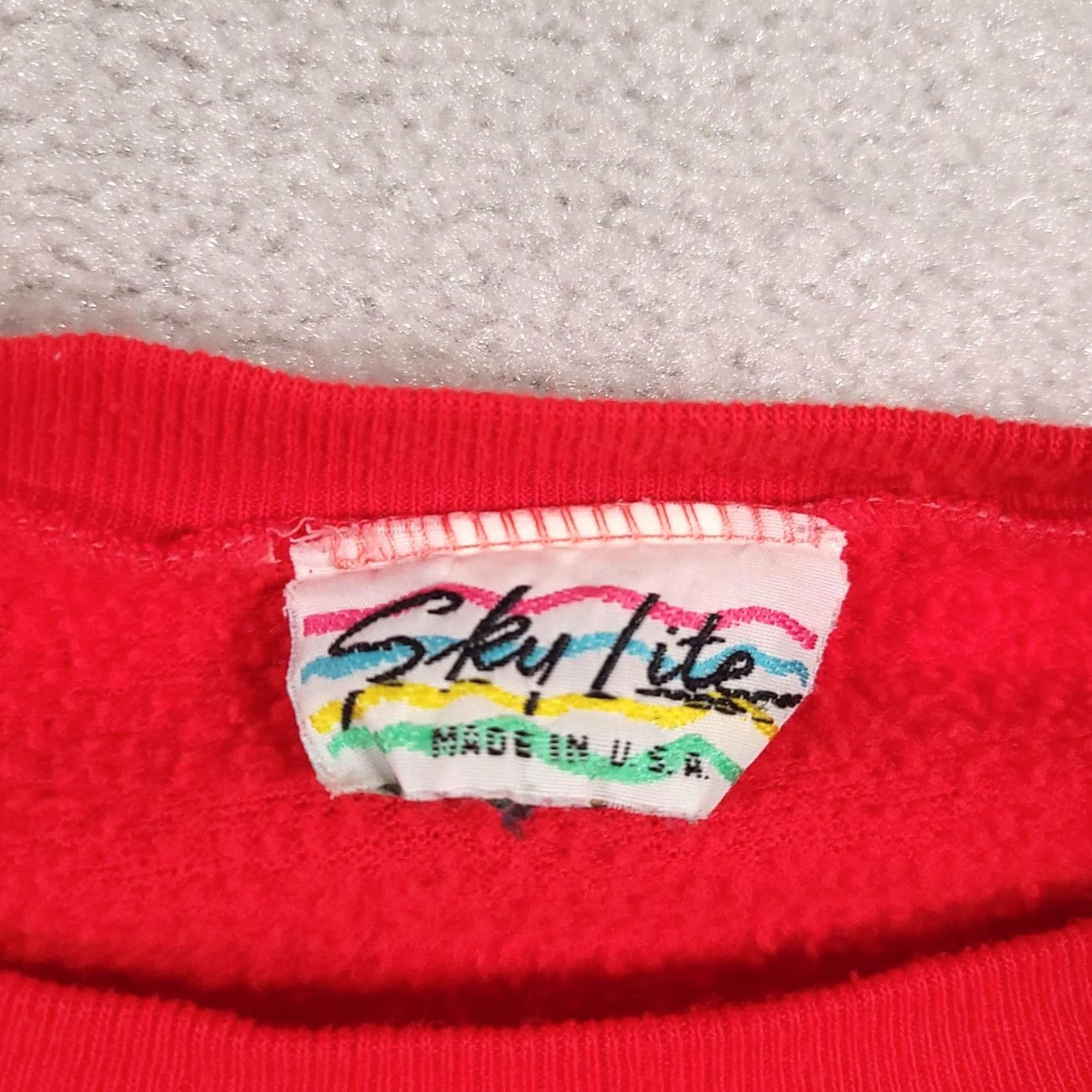 Vintage VINTAGE Sky Lite Sweater Mens Medium Red Snowman Christmas Pullover Made USA 80s Size US M / EU 48-50 / 2 - 5 Thumbnail