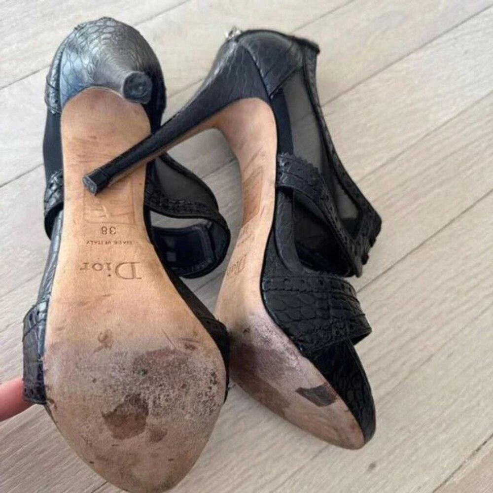 Dior Dior Black Court Heels Size US 8 / IT 38 - 5 Thumbnail