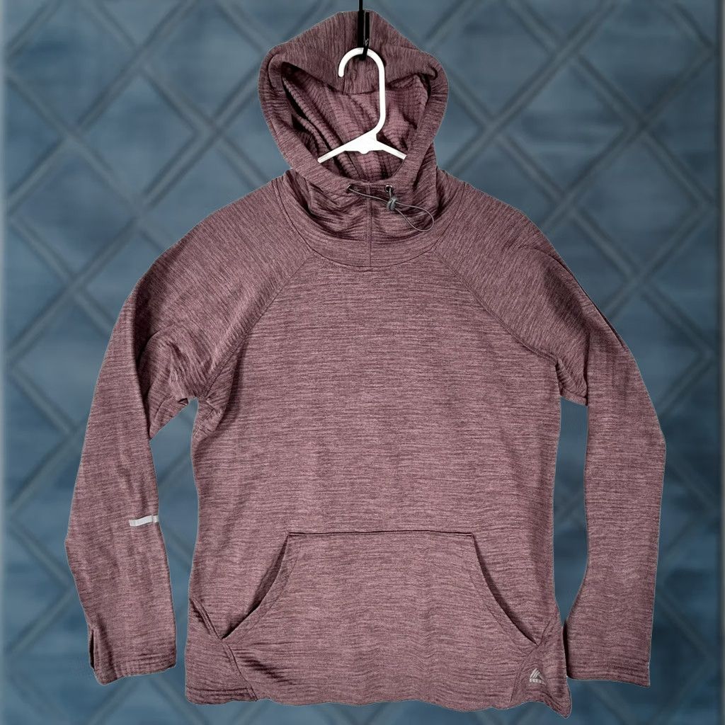 Reebok Reebok Pullover Hooded Cowl Neck Long Sleeve Athletic Women L Red Activewear Running Gym Stay Trendy Size L / US 10 / IT 46 - 1 Thumbnail