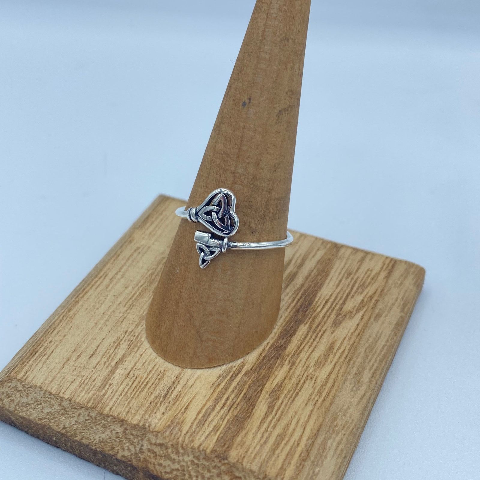 The Unbranded Brand Celtic Key Sterling Silver Ring Size ONE SIZE - 6 Thumbnail