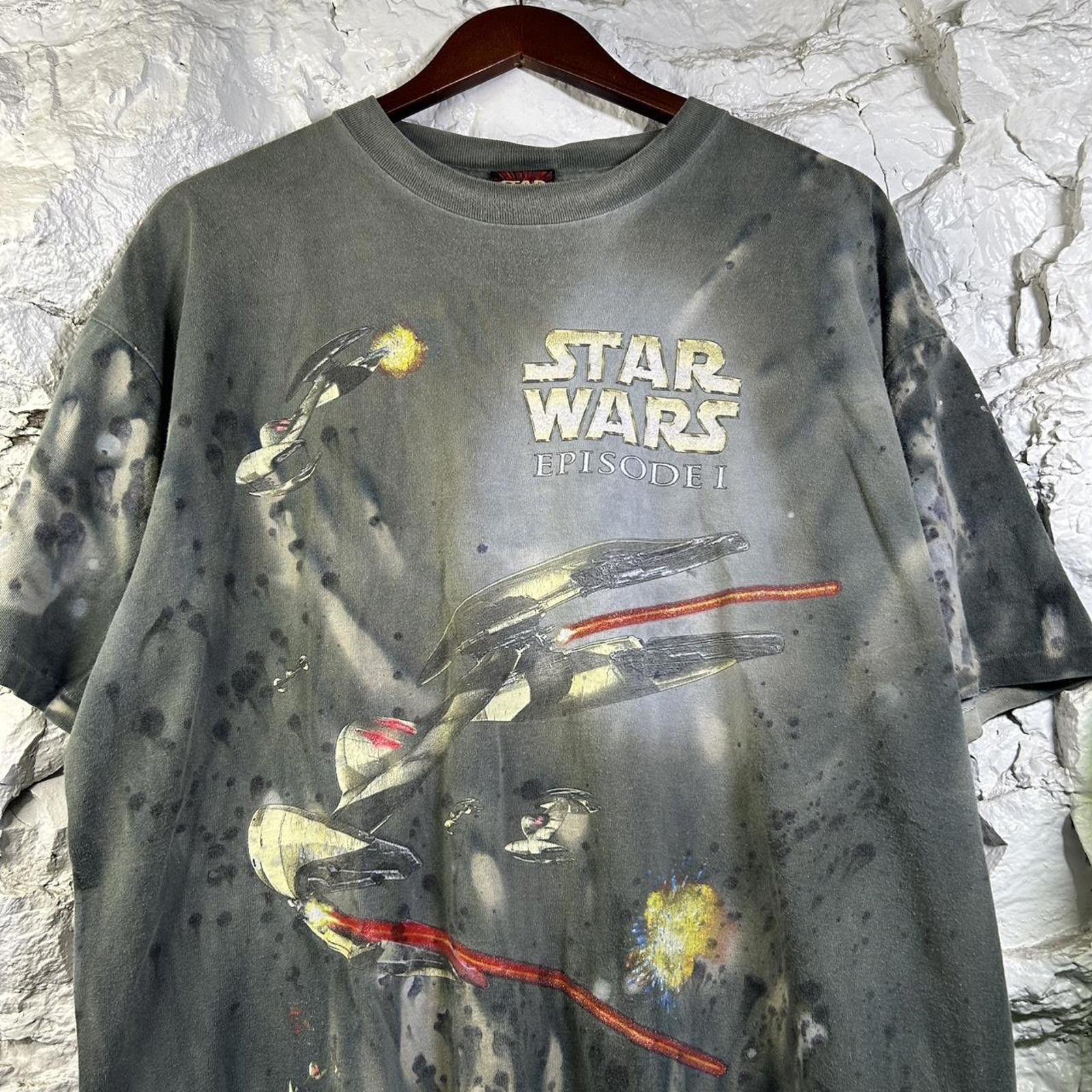 Star Wars Vtg Star Wars Episode 1 Space Battle AOP T-shirt Size XL Size US XL / EU 56 / 4 - 2 Thumbnail