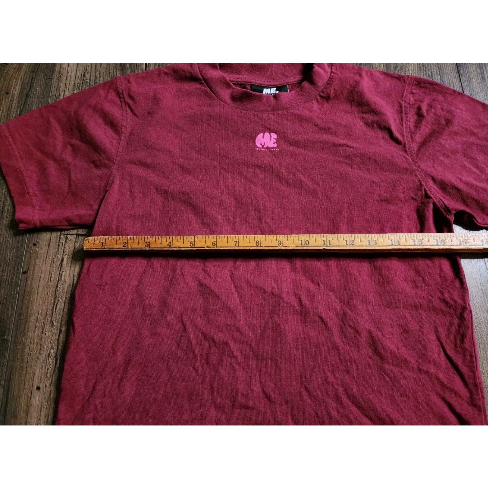 Vintage ME Melody Ehsani Trust Your Gut T Shirt Womens XS Red Short Sleeve Crew Neck Cotton Size XS / US 0-2 / IT 36-38 - 3 Thumbnail