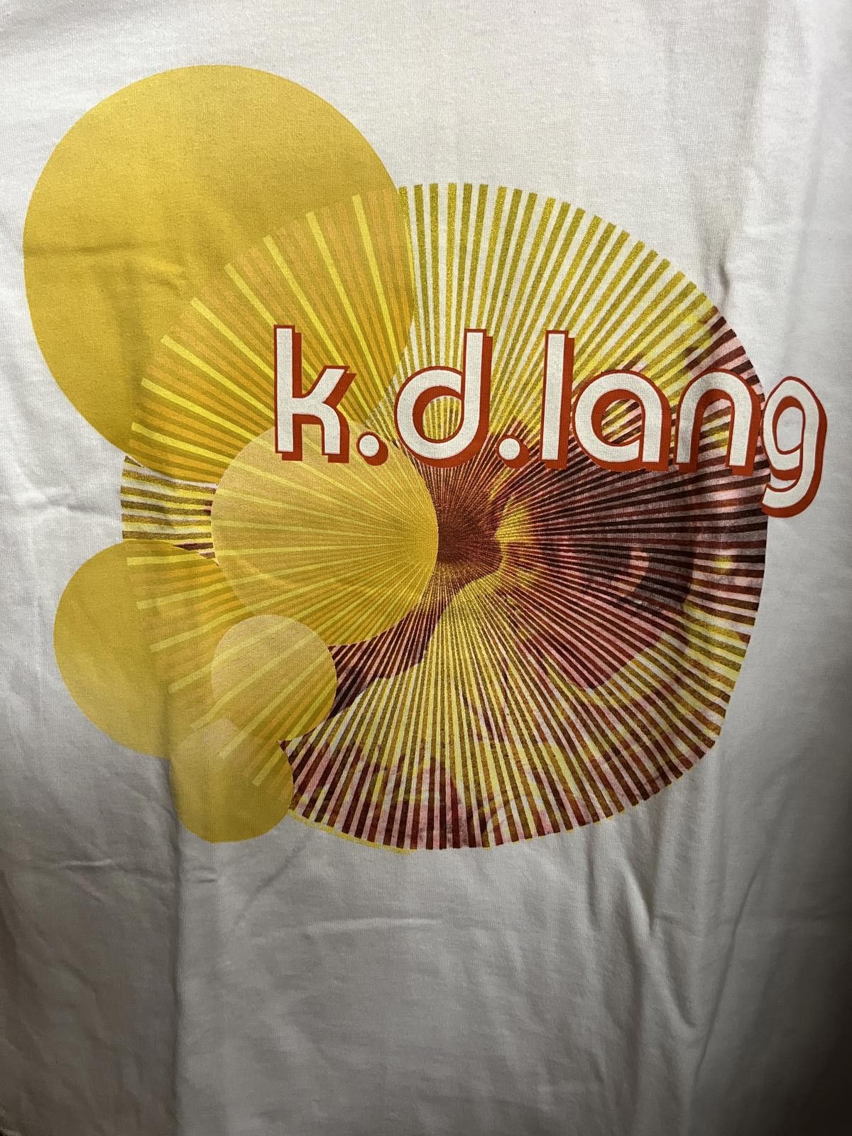 Designer Vintage KD Lang T-shirt - Invicible Summer Tour 2000 -L Size US L / EU 52-54 / 3 - 3 Thumbnail