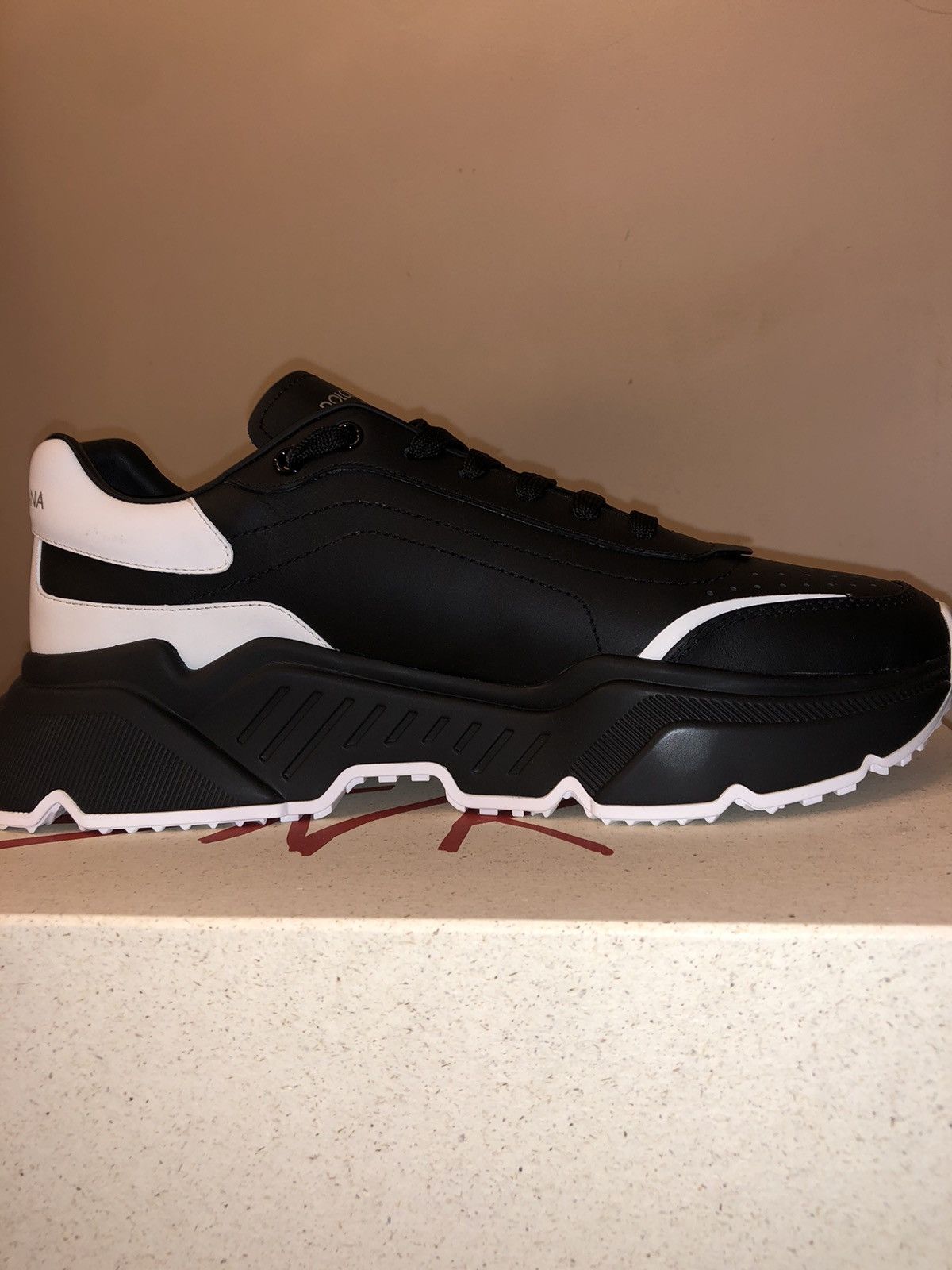 Dolce & Gabbana Dolce Black White Daymaster Sneakers Size US 12 / EU 45 - 3 Thumbnail