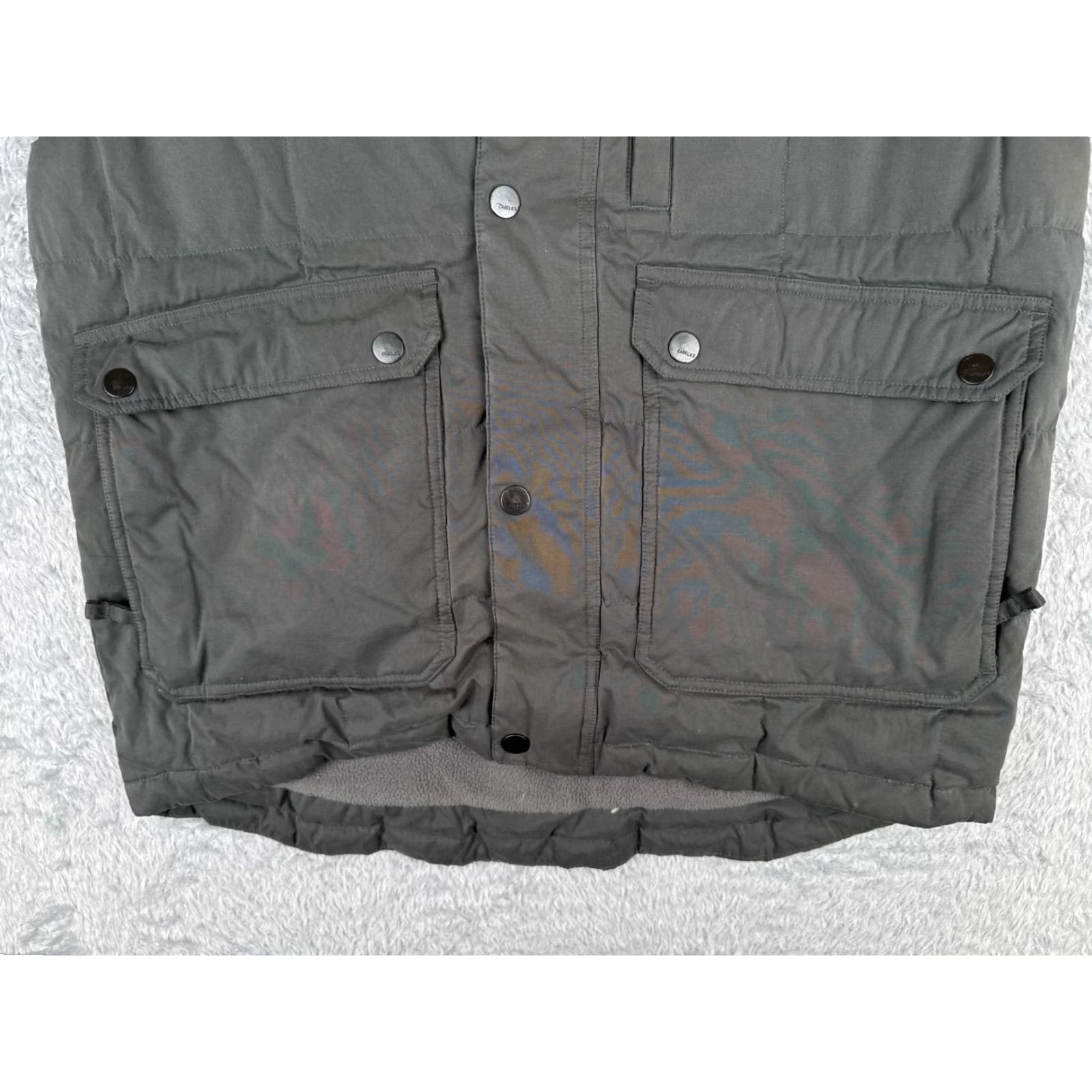 Vintage VINTAGE Cabela's Vest Mens Gray Down Insulation Pockets Lined Fleece Warm Outdoor Sport Regular M Size US M / EU 48-50 / 2 - 5 Thumbnail