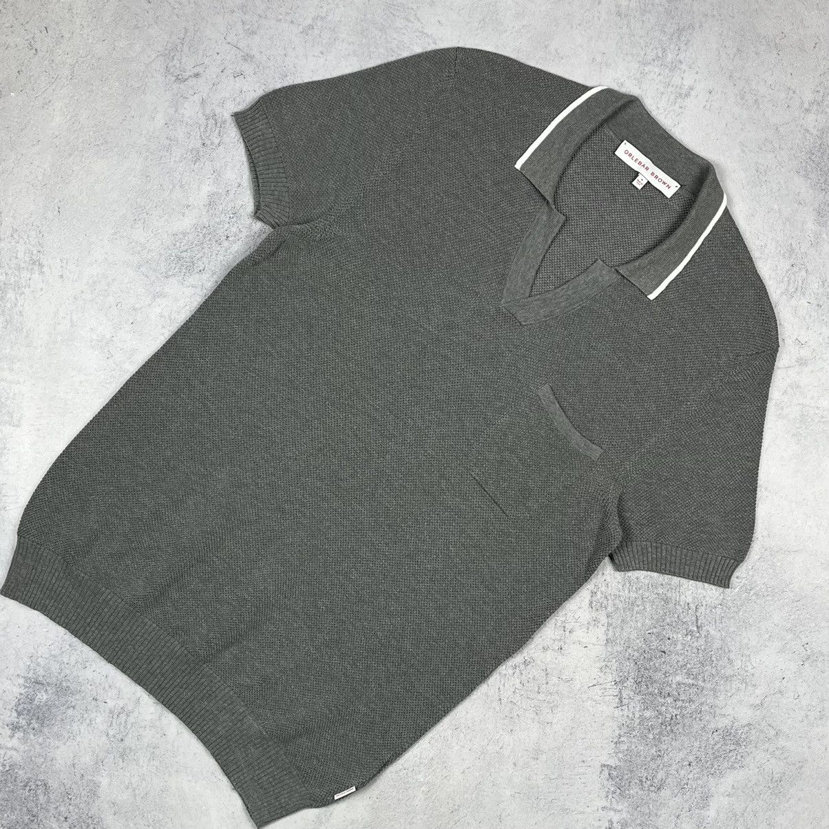 Orlebar Brown Luxury Orlebar Brown knit polo tee Size US M / EU 48-50 / 2 - 1 Thumbnail