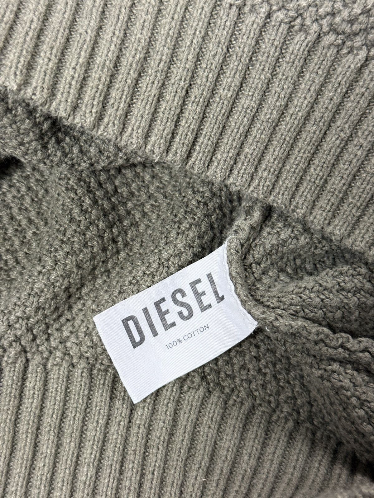 Diesel Diesel vintage sweater khaki Y2K Size US M / EU 48-50 / 2 - 4 Thumbnail