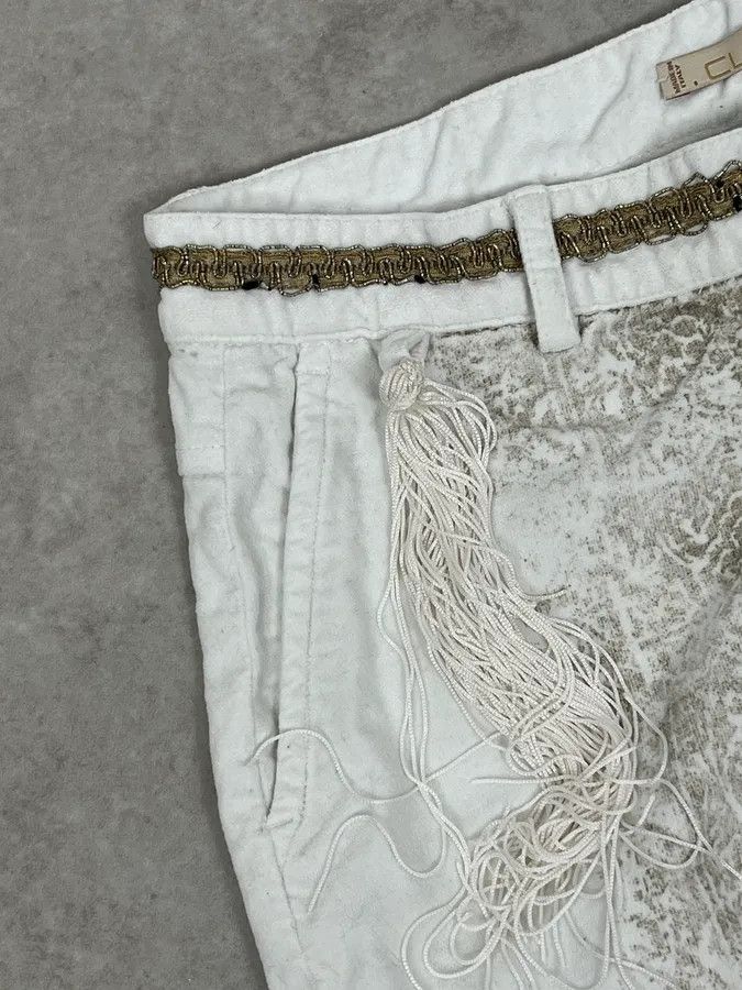 Roberto Cavalli 2000s Roberto Cavalli White Fur Effect Cozy Pants Size US 30 / EU 46 - 11 Thumbnail