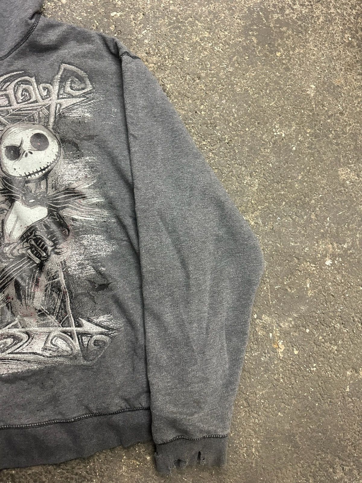 Disney Y2k jack skeleton grunge zip up hoodie Size US XXL / EU 58 / 5 - 5 Thumbnail