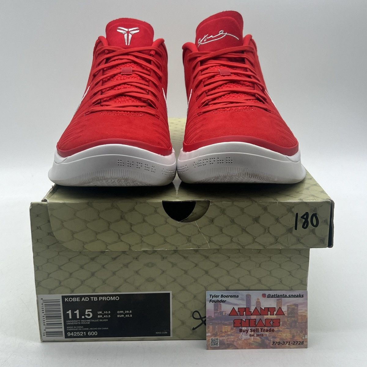 Nike Kobe a.d mid red Size US 11.5 / EU 44-45 - 2 Thumbnail