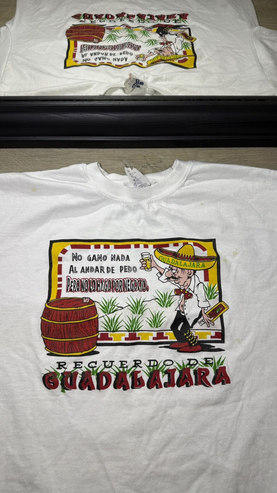 Other Vintage 2000s Humor / Funny Drinking Recuerdo De Guadalajara Size US L / EU 52-54 / 3 - 2 Thumbnail
