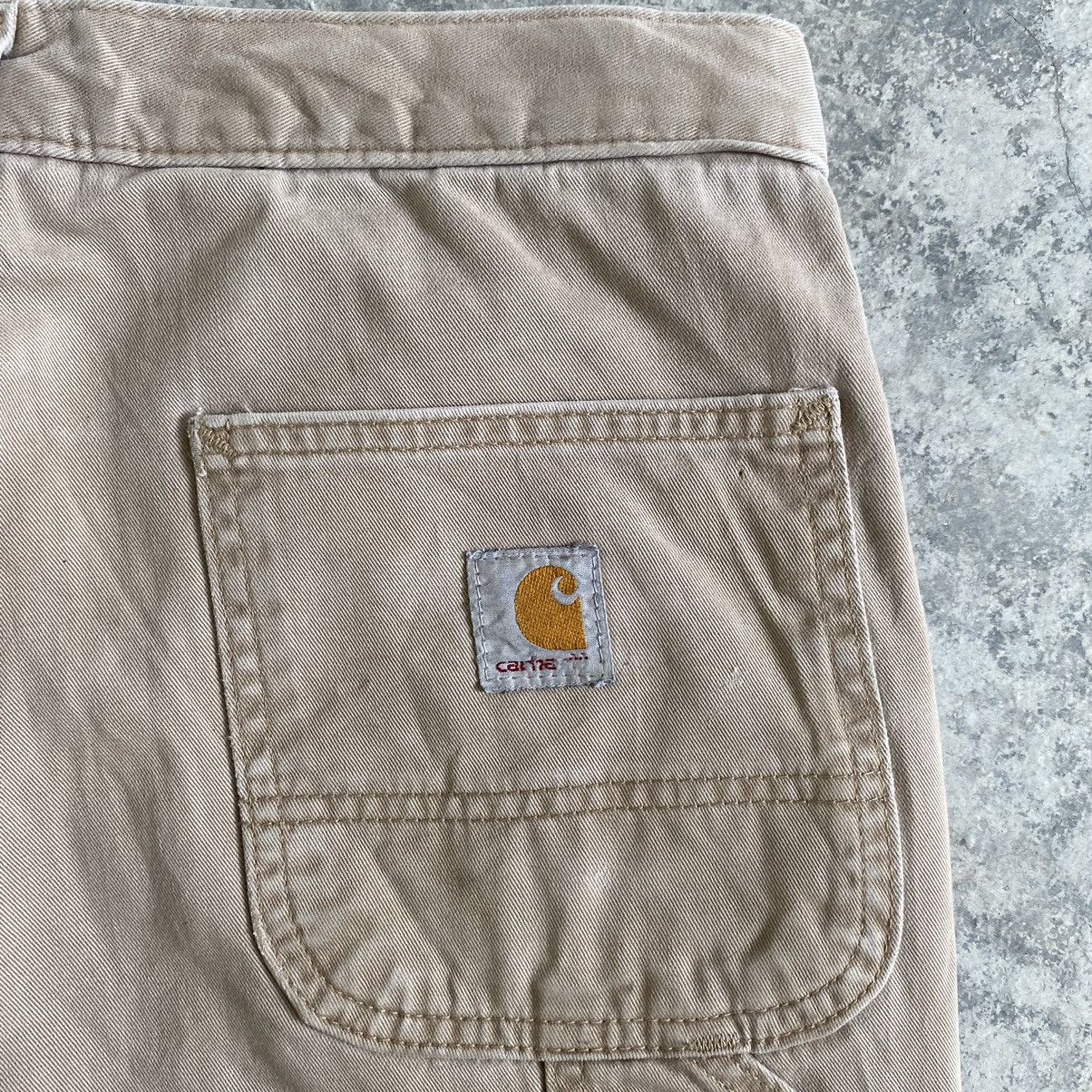 Carhartt Vintage Carhartt Blanket Lined Ripped Dirty Carpenter Pants Size US 29 - 22 Thumbnail