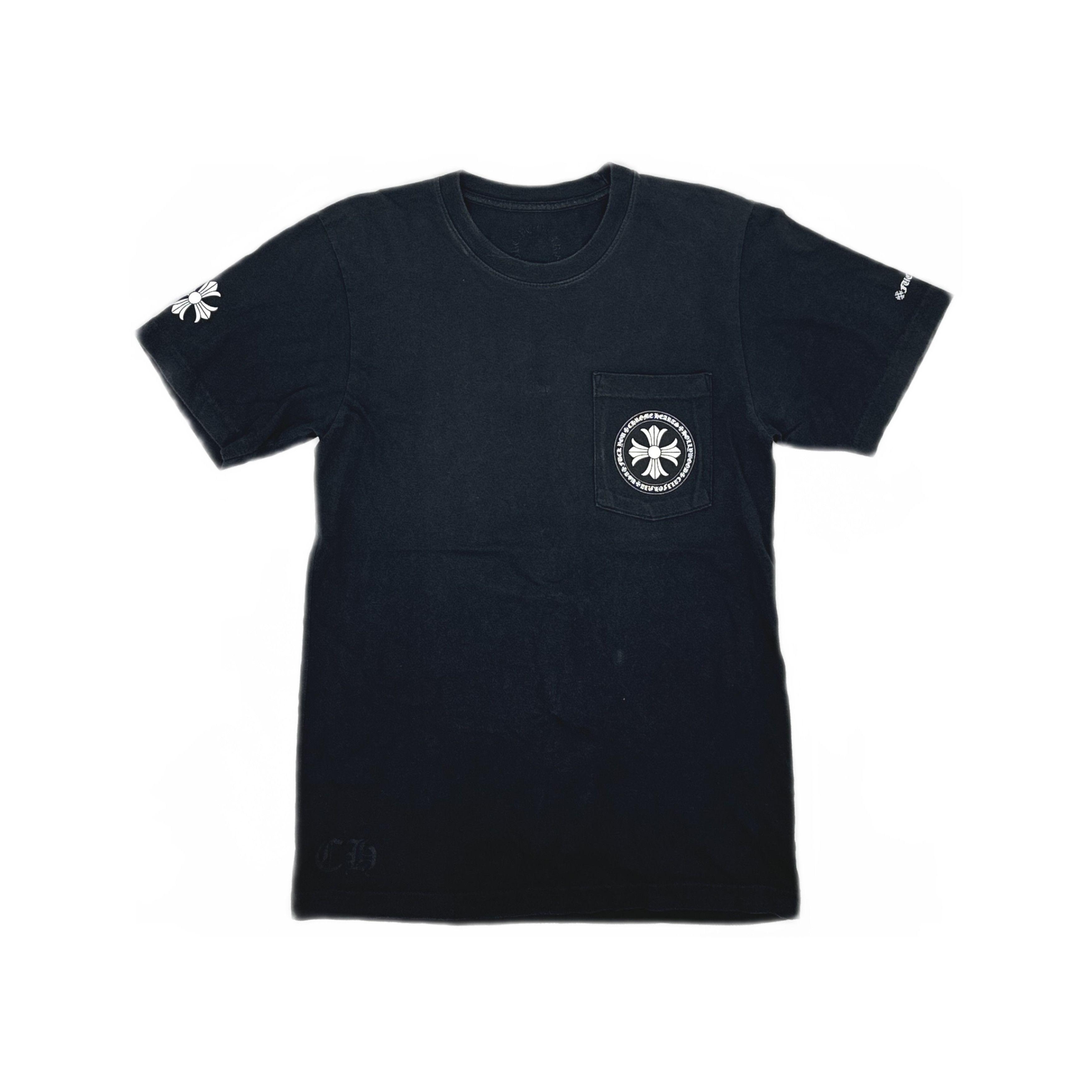 Chrome Hearts Chrome Hearts Neck Logo Pocket T-Shirt Black Size