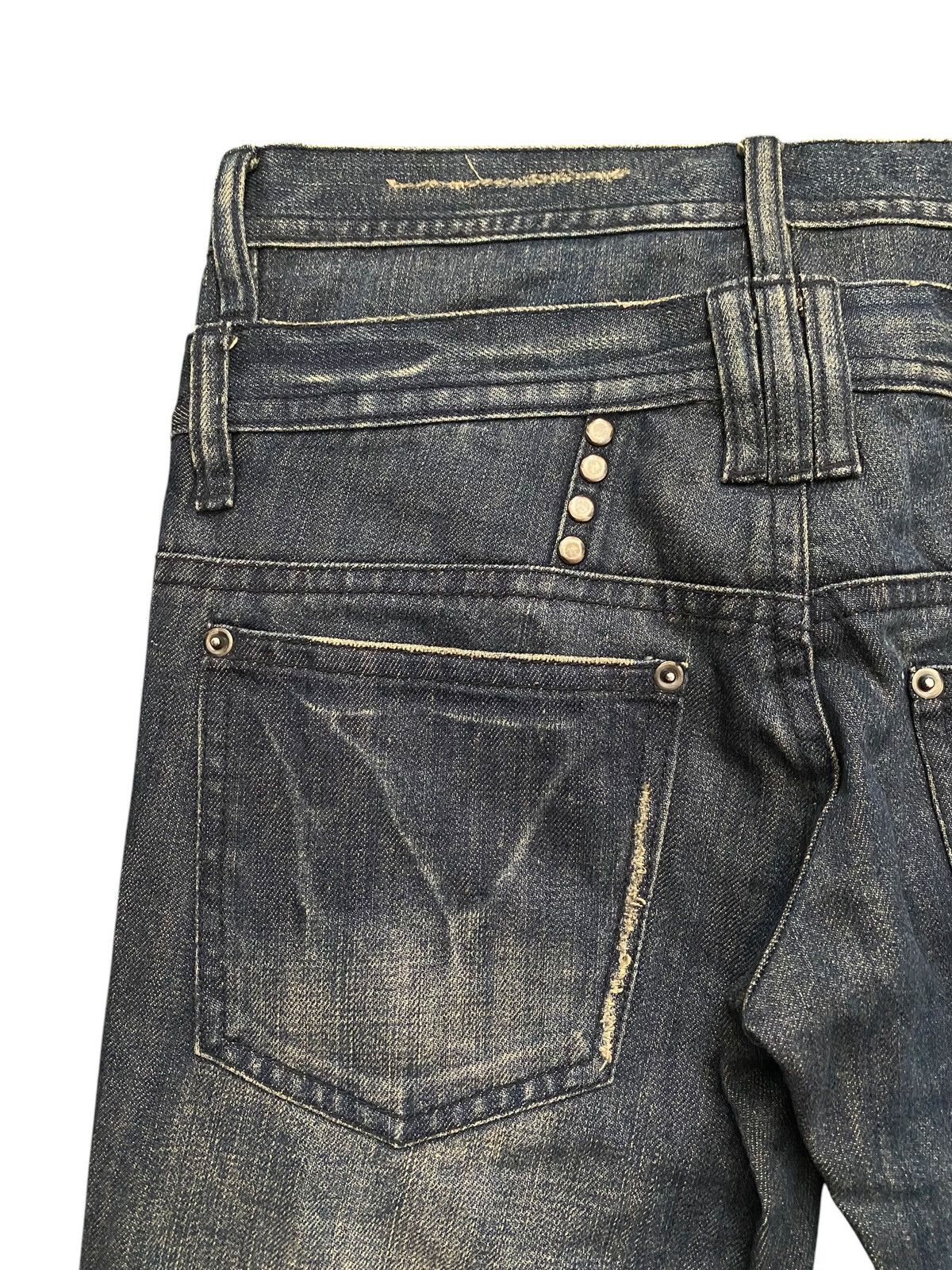 If Six Was Nine Midas Double Waist Lace Flared Denim Size US 30 / EU 46 - 14 Thumbnail