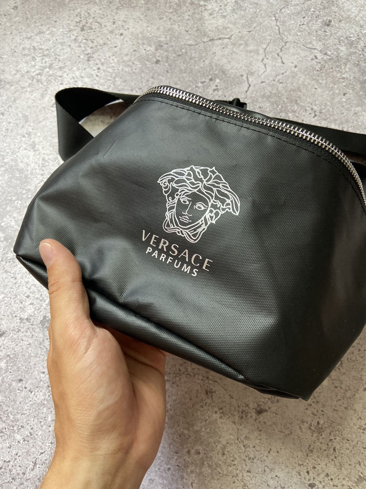 Versace Versace Parfums Belt Bag Black Medusa Crossbody Size ONE SIZE - 3 Thumbnail