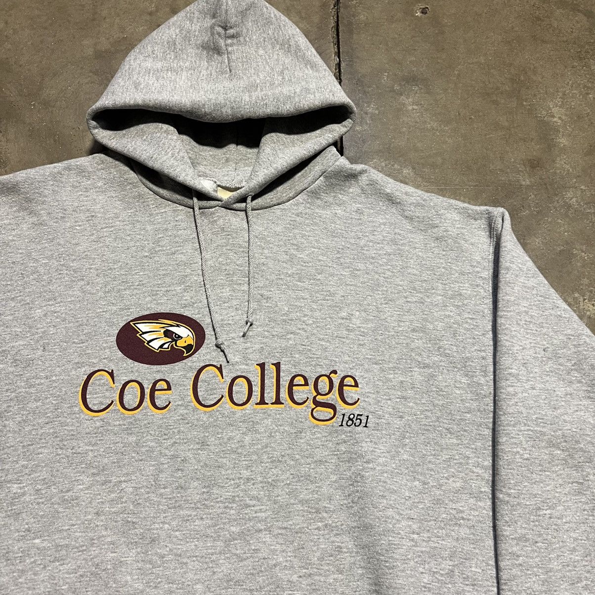 Lee Vintage Coe College Hoodie Sweatshirt Lee Heavyweight Iowq Size US XL / EU 56 / 4 - 3 Thumbnail